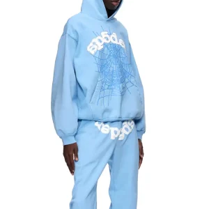 Sp5der Worldwide Sweatpant Sky Blue
