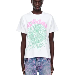 Sp5der OG Web Tee White