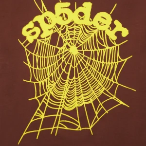 Sp5der OG Web Tee Brown